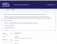 Tablet Screenshot of abel-associates.com